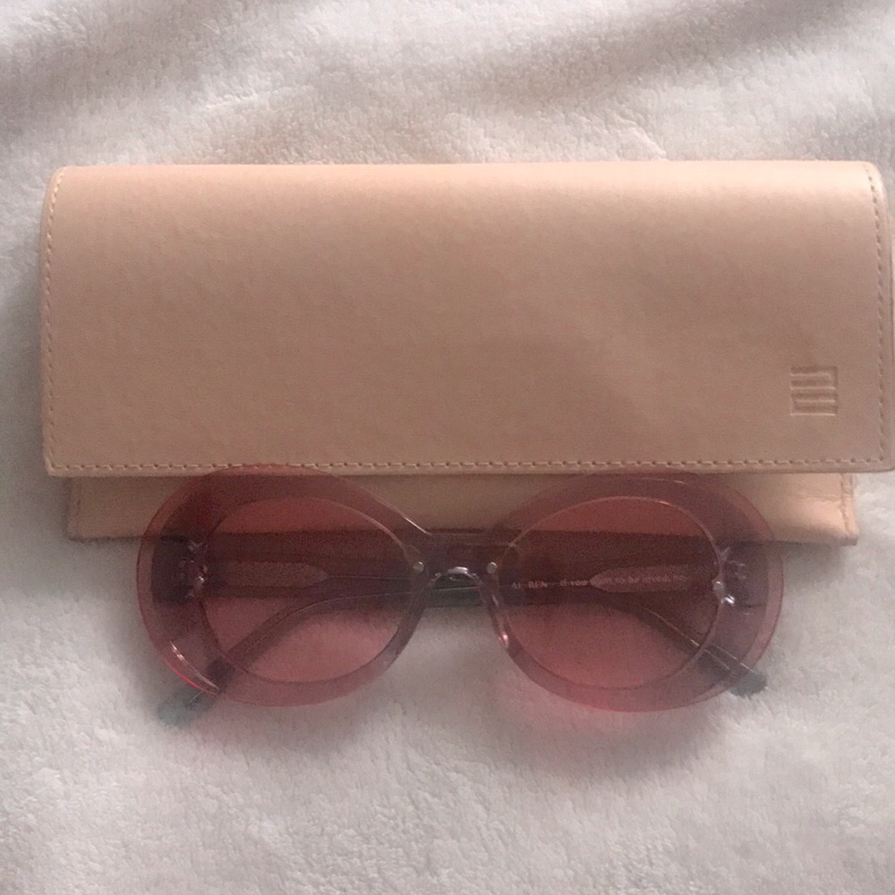 Ai REN pink eyewear.